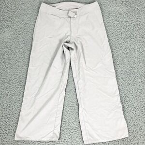 Patagonia Pants Womens 6 Gray Relaxed Wide Leg Capri Lightweight Travel Casual